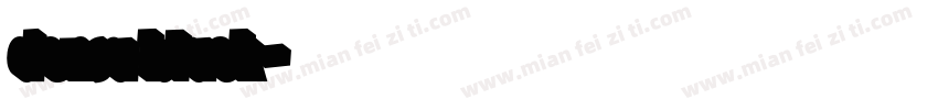 densa black字体转换